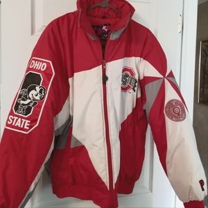 Vintage Pro Player OHIO STATE UNIVERSITY winter jacket.